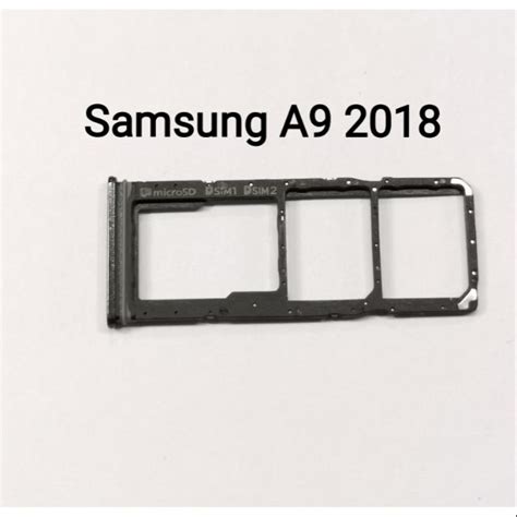 Samsung A9 2018 dual sim card & sd tray holder simtray.